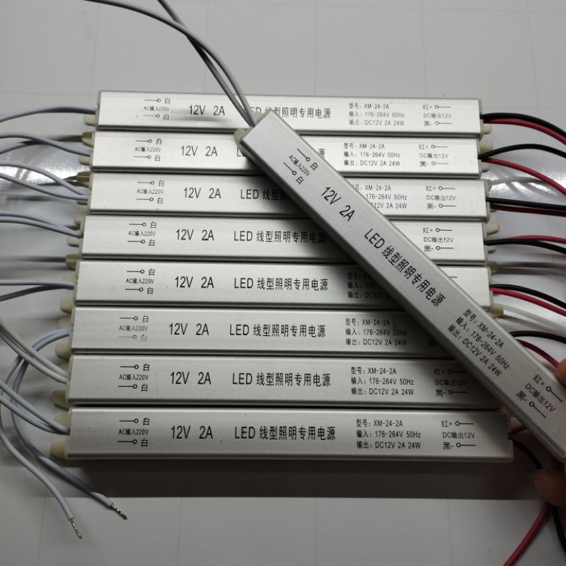Nguồn led thanh nhôm, nguồn đũa các loại 12V - 2A, 12V - 3A, 12V - 5A, 12V - 12.5A