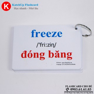 Flashcard tiếng Anh cho bé KatchUp - Thời tiết