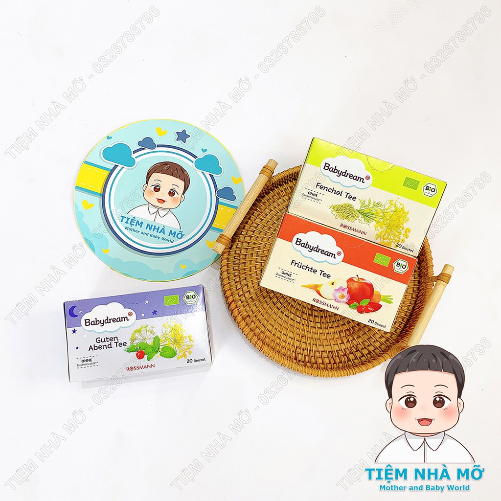Trà dinh dưỡng thảo mộc hữu cơ cho bé ngủ ngon - Babydream Đức