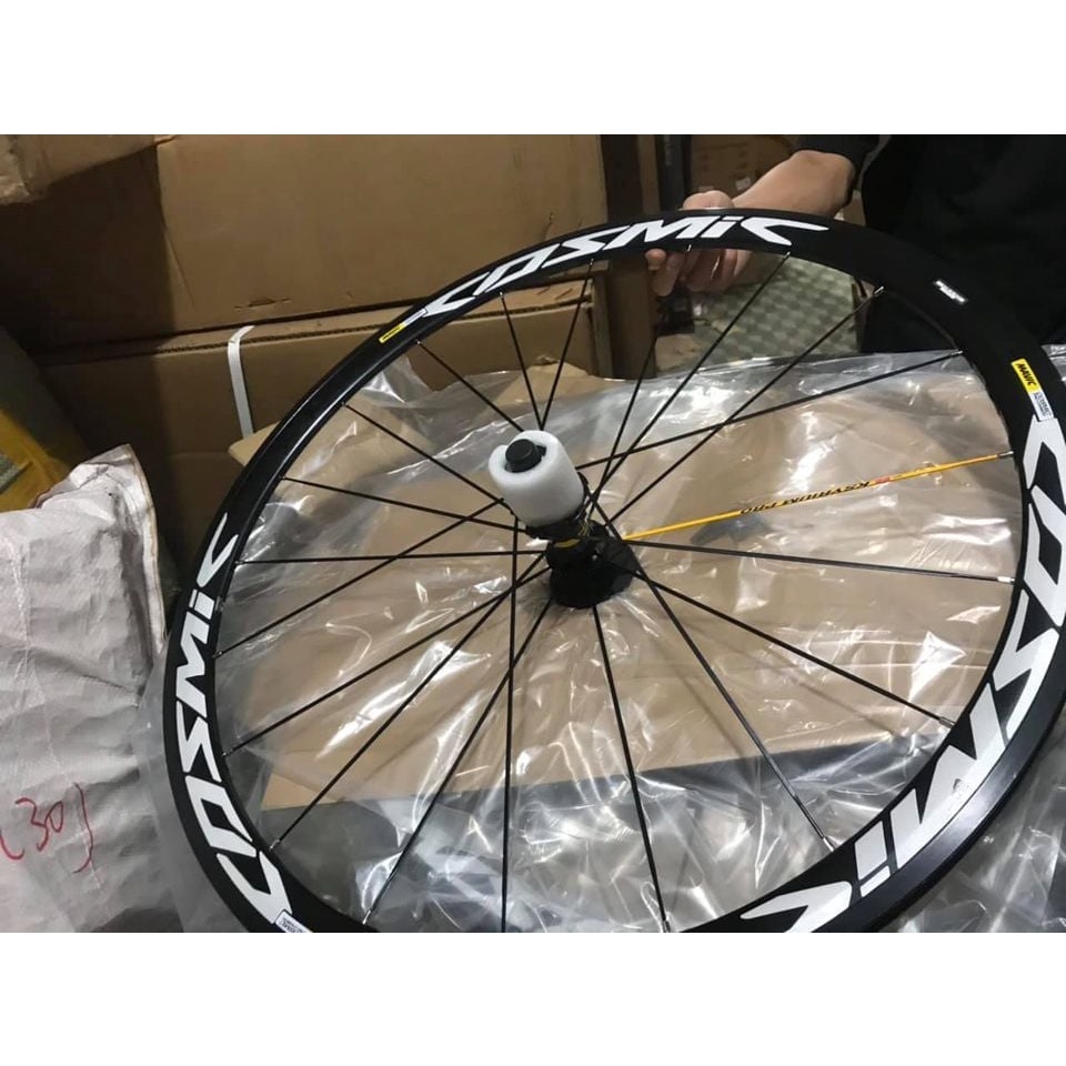 Bộ vành nhôm xe đạp road MAVIC COSMIC Elite 700Cx23 vành cao 40mm