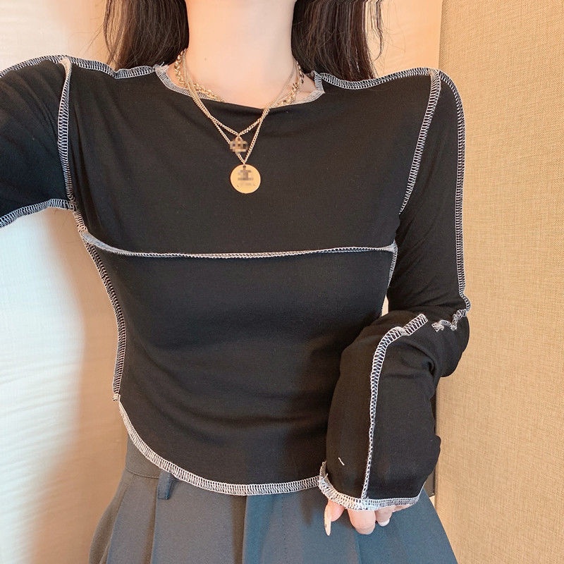 Áo thun COZOK tay dài dáng ôm thời trang