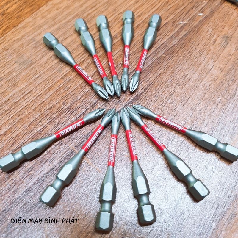 Mũi Bắn Vít 4 cạnh đầu Nhỏ PH1 , PH2 DIABLO