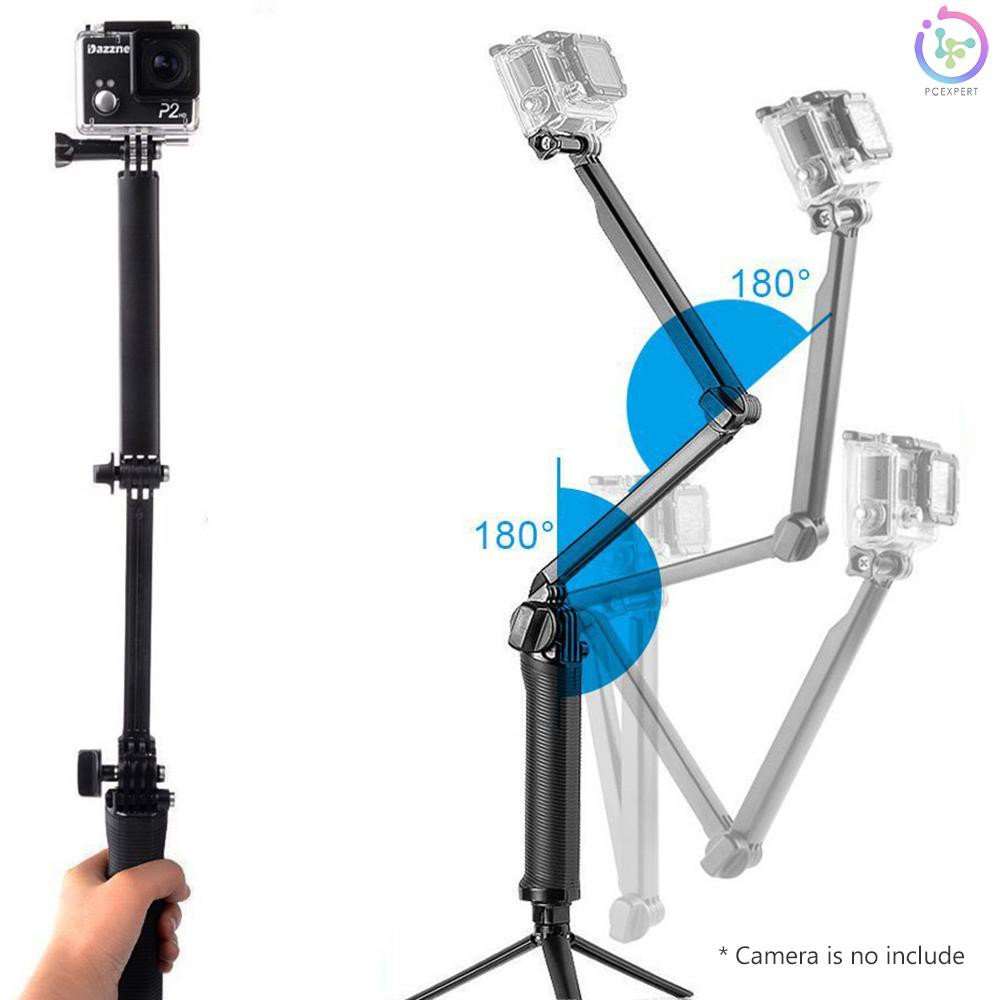 Gậy selfie chống thấm nước có thể gấp gọn chuyển đổi thành giá đỡ ba chân dành cho máy ảnh Go Pro
