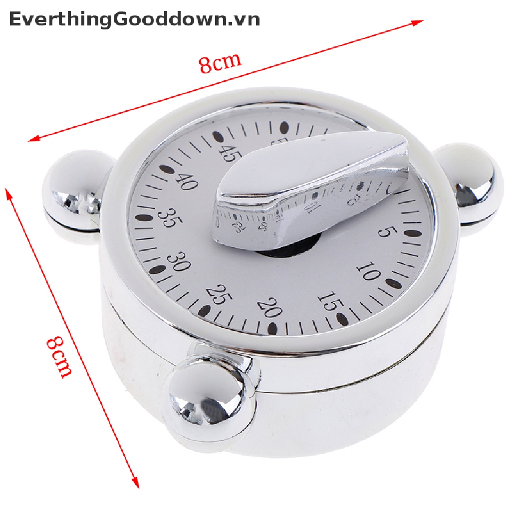 Everthinggoods Đồng Hồ Đếm Ngược Canh Giờ Nấu Ăn 60 Phút Dùng Trong Nhà Bếp