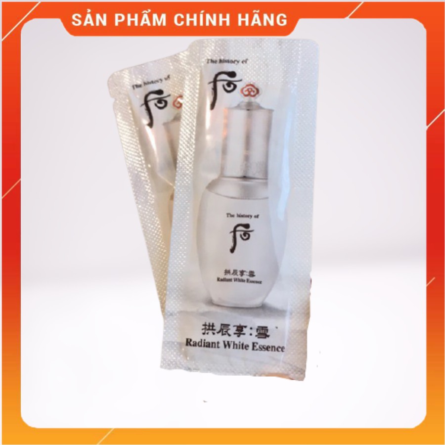 [ Date 2024] tinh chất dưỡng trắng da chống lão hoá Whoo radiant white essence 1ml