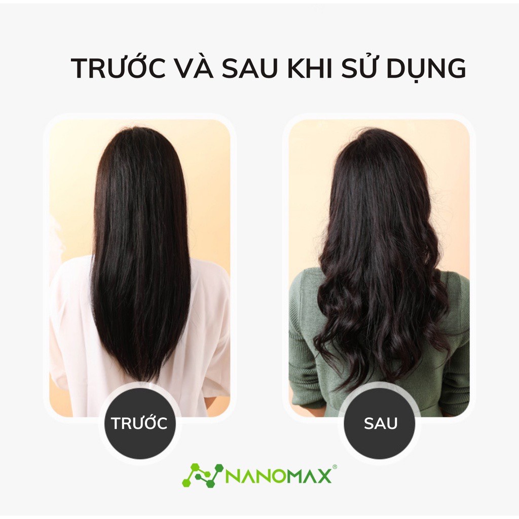 Máy Uốn Tóc Tự Động Xoay 360 Độ Nanomax XN-390, Anion Bảo Vệ Tóc, 4 Mức Nhiệt Phù Hợp Mọi Kiểu Tóc, Bh 12 Tháng