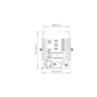 Mạch Wemos D1 Mini Esp 8266 12F _M005