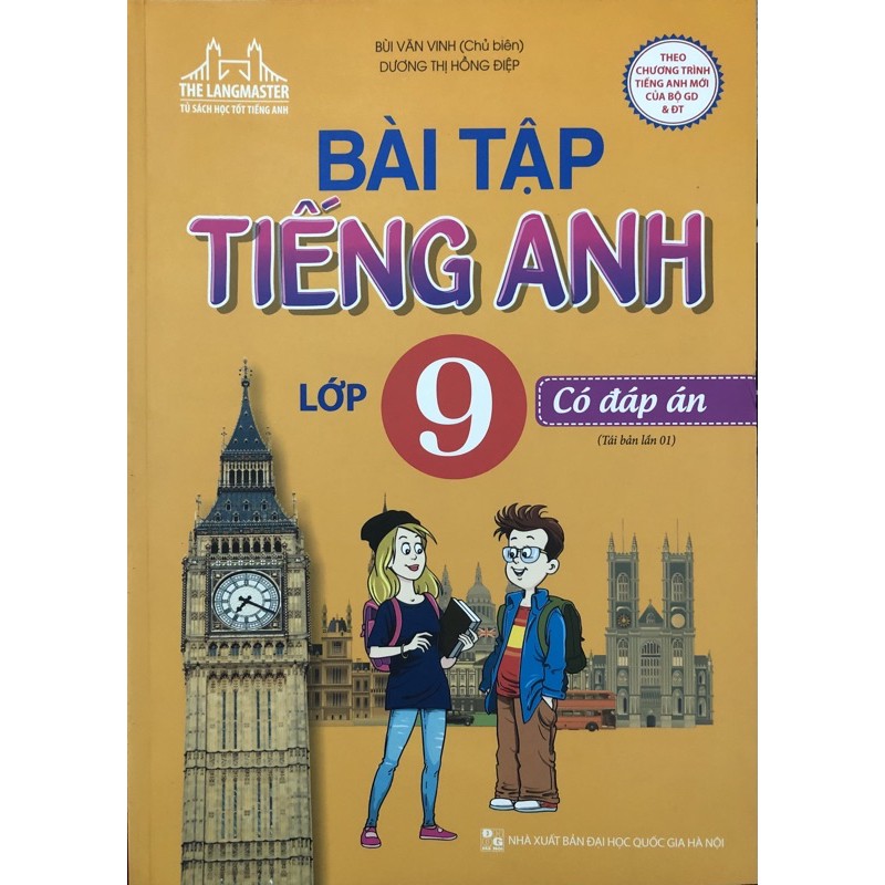 Sách - Bài tập tiếng anh lớp 9 (Có đáp án)