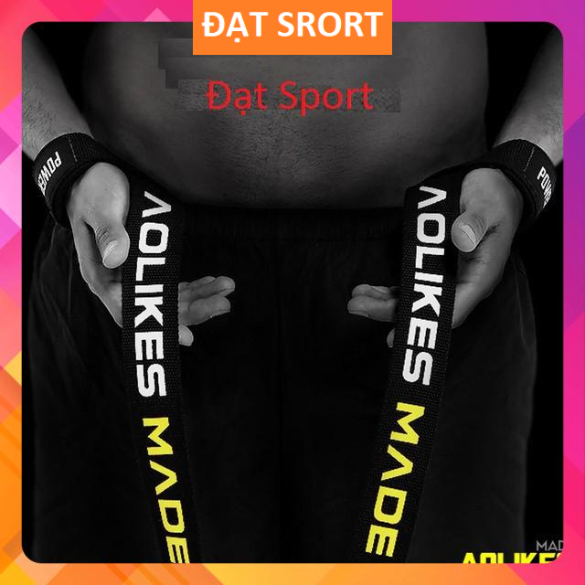 Dây Kéo Lưng AOLIKES 7637 Hỗ Trợ Deadlift , Kéo Xà , Các Bài Kéo Lưng , Tập Gym