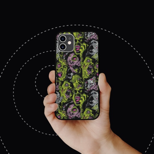 Ốp lưng iphone SAMSUNG hình horror monster collage art op art có hình  cho các dòng iPhone PAP20210643