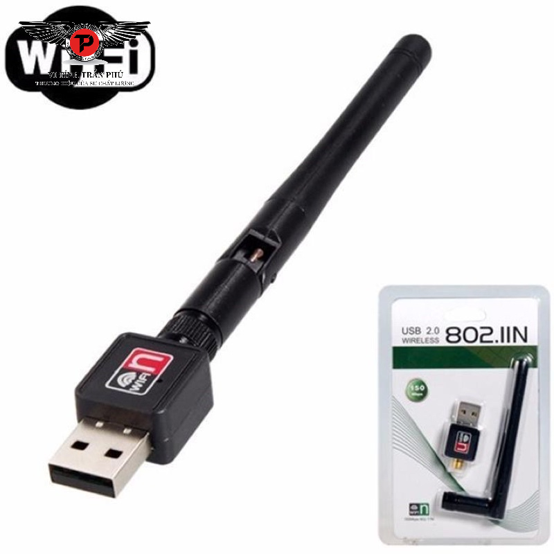 1 Cái USB WIFI TP LINK 722N & 801IIN Có Râu - New BH12T