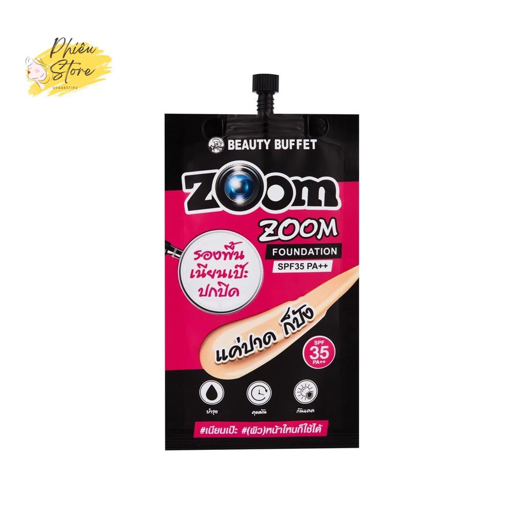 Kem nền Beauty Buffet Zoom Zoom SPF 35 PA++ gói 7g | BigBuy360 - bigbuy360.vn