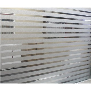 DECAL 1 MÉT DÁN KÍNH KHỔ 45CM PVC CÓ KEO - MẪU SỌC MỜ