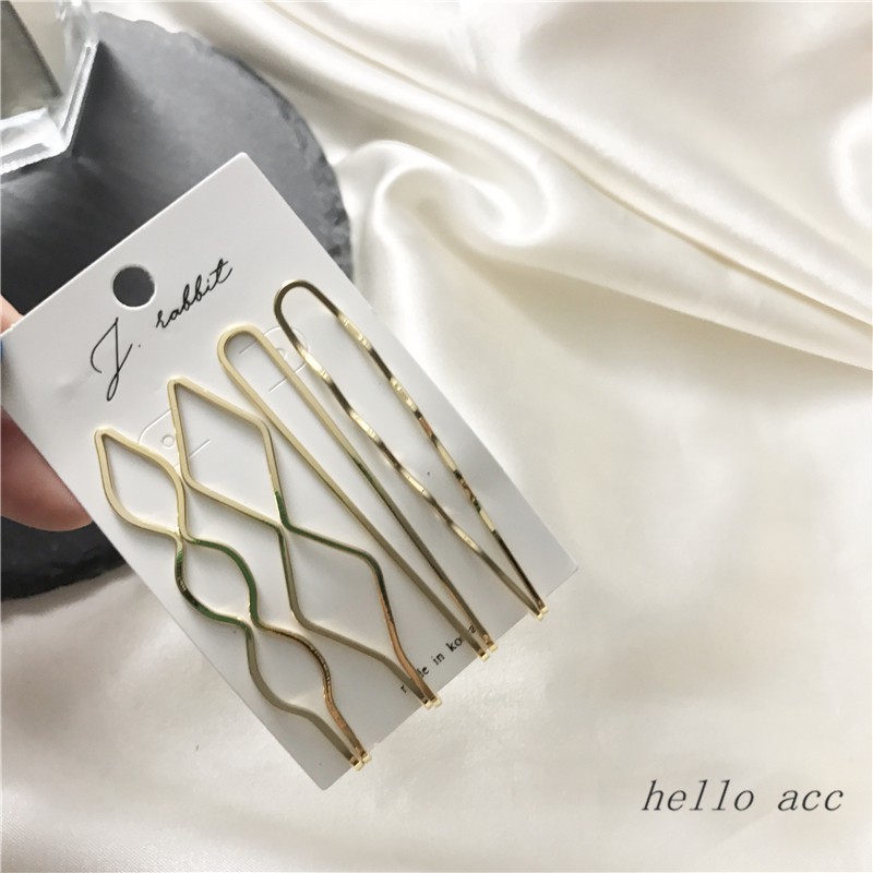 DDFI - Hairclips Korea Minimalist Wave Ins All-match Essential HairClip F1A02