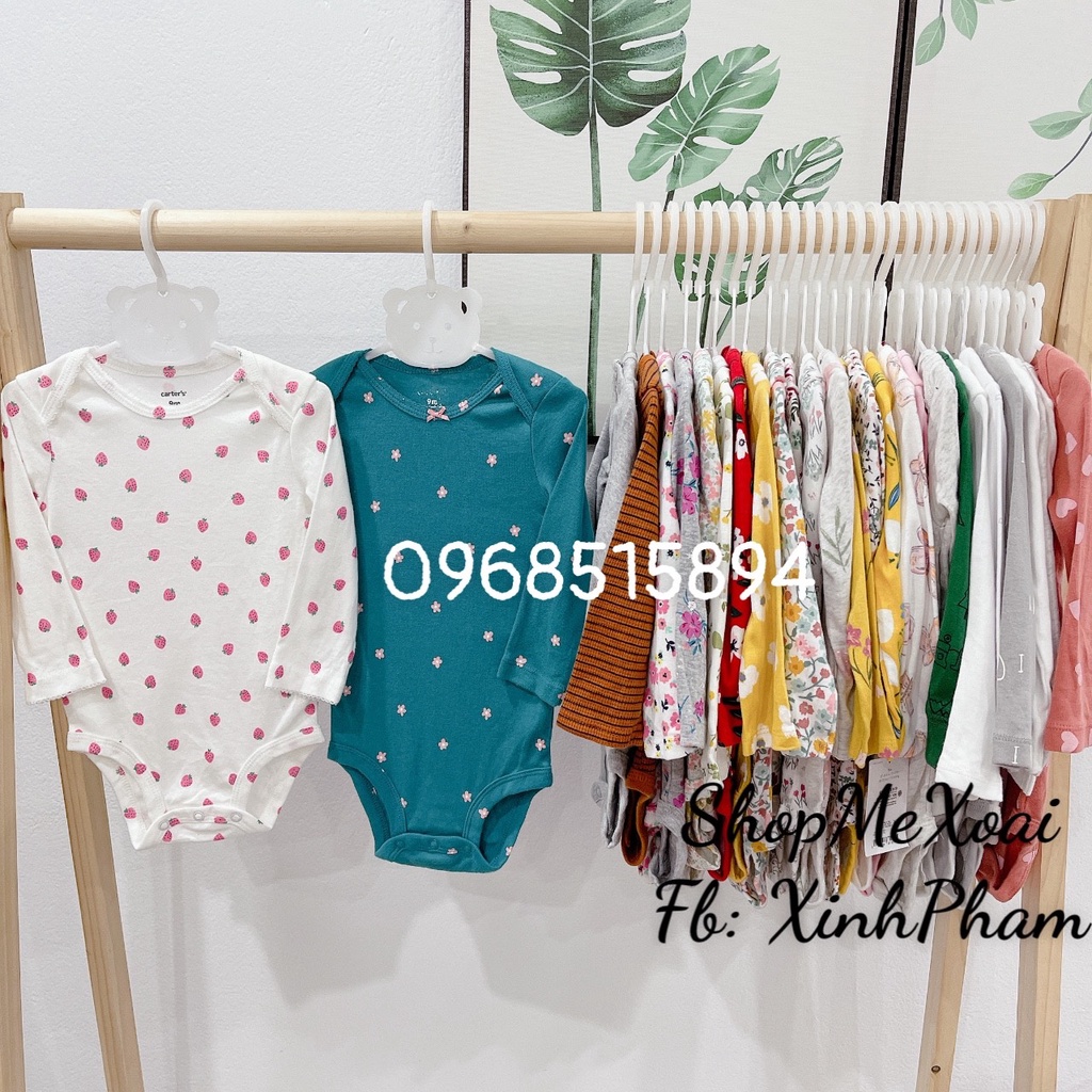 [SIZE 6M 5-7kg LINK 3] BODYCHIP CARTER, BODYCHIP DÀI TAY MIX HIỆU CHO BÉ