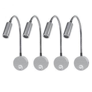 Globedealwin LED Flash support support đọc sách màu bằng nhôm