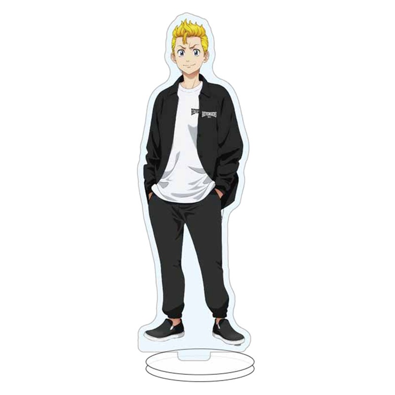 Tmdbyx Mô hình nhân vật Anime Tokyo Revengers có giá đỡ bằng acrylic để bàn trang trí
