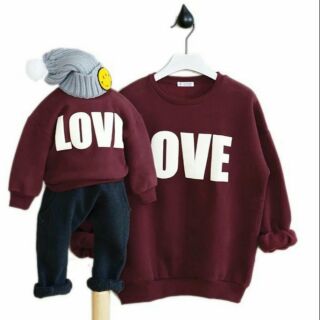 Áo thu đông love cực yêu