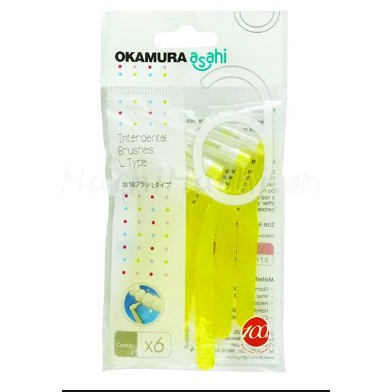 Bàn chải kẻ răng dành cho người niềng răng dạng L