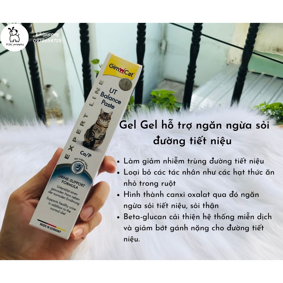 Gel dinh dưỡng tăng cường đề kháng cho mèo Gimcat bổ sung 12 vitamin thiết yếu 50g