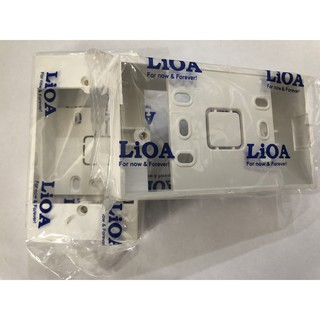 Đế nổi đơn LIOA mặt chữ nhật SECK157
