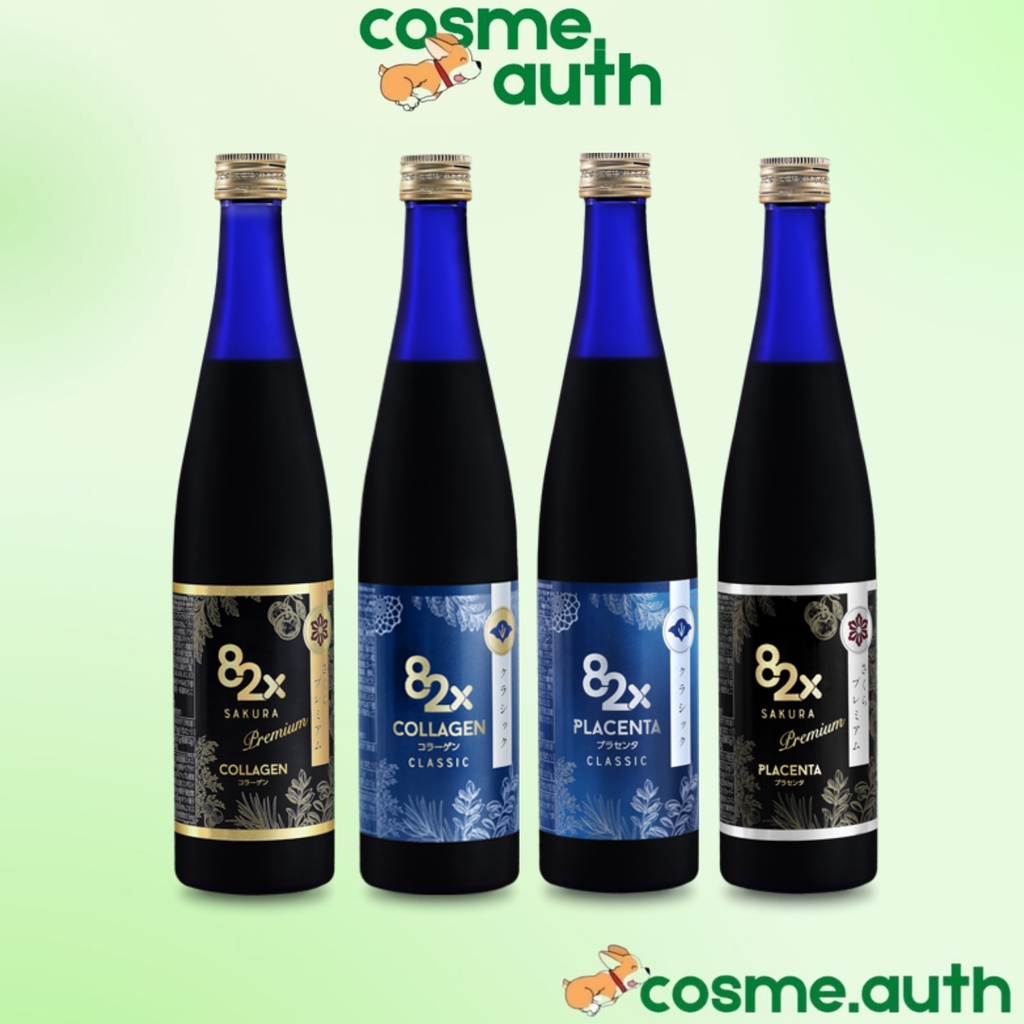Nước Uống Collagen 82x Đẹp Da, Collagen Và Placenta 500ml Nhật Bản