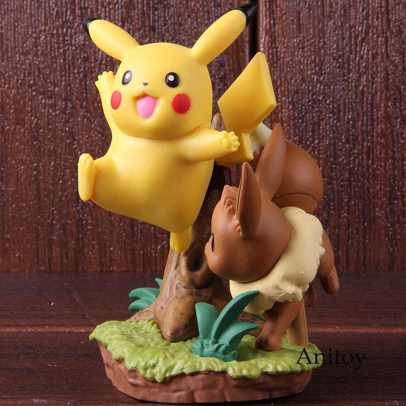 Mô hình nhân vật Pokemon vs Eevee đồ chơi