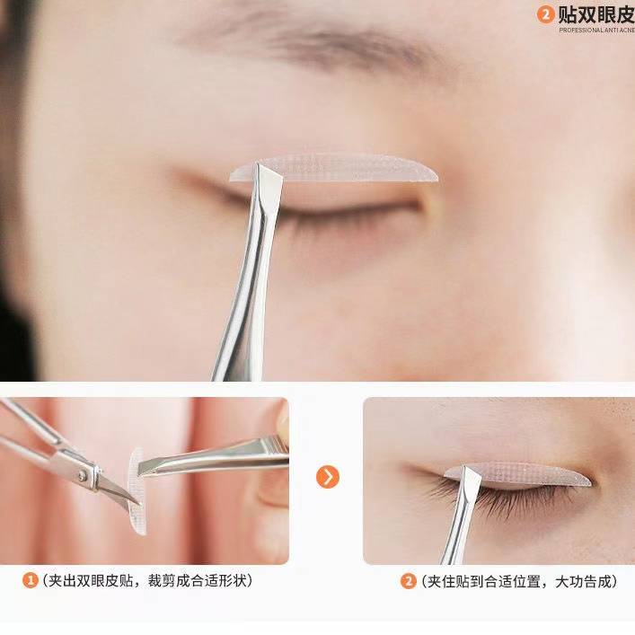 Nhíp tỉa lông mày đầu phẳng bằng thép không gỉ