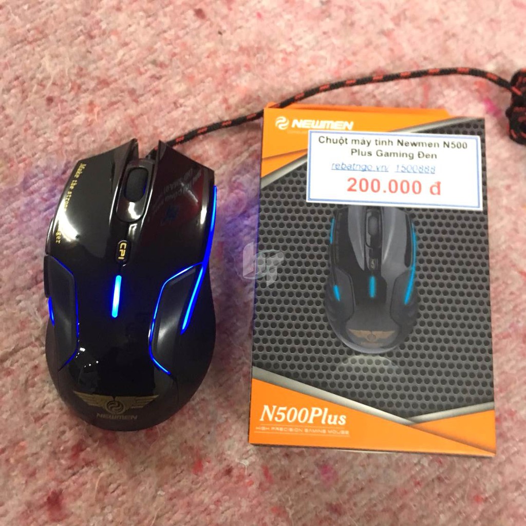 Chuột máy tính Newmen N500 Plus Gaming (Đen)