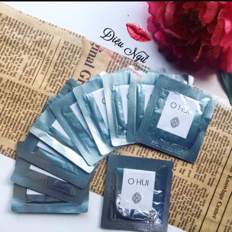 Combo 5 gói sample tẩy tế bào chết sáng da ohui dạng kì