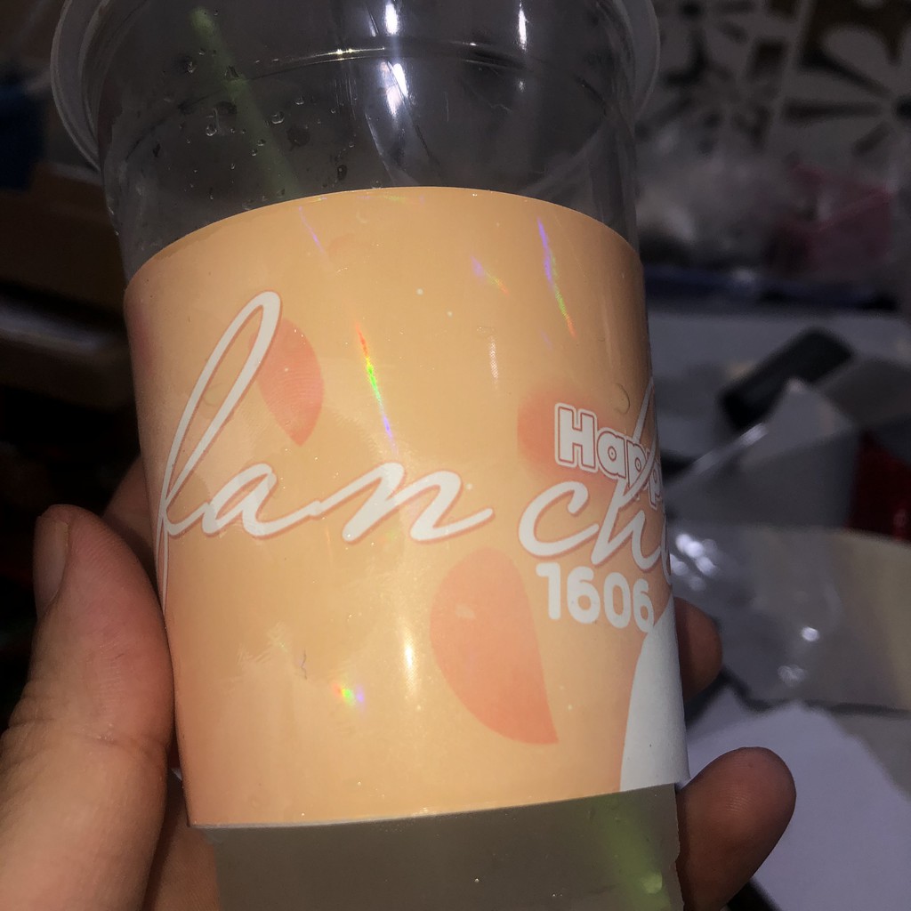 20 CupHolder cán Hologram in theo yêu cầu