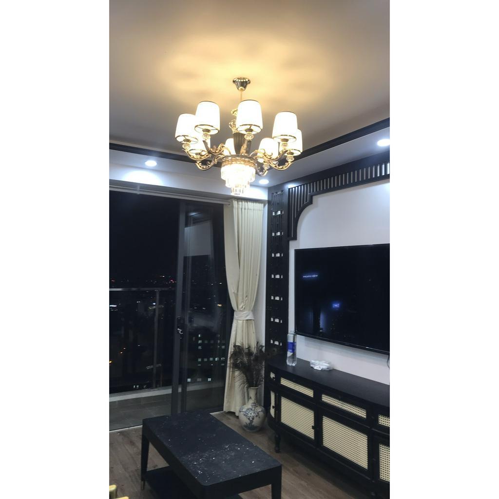 Đèn chùm MONSKY AINOS 8 tay hiện đại trang trí nội thất cao cấp - kèm bóng LED chuyên dụng.