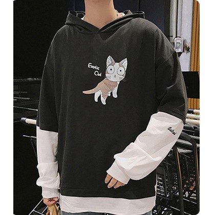 áo hoodie nam nữ, mặc cặp tay dài cotton 100% co dãn 4 chiều 3 màu lựa chọn (M1)