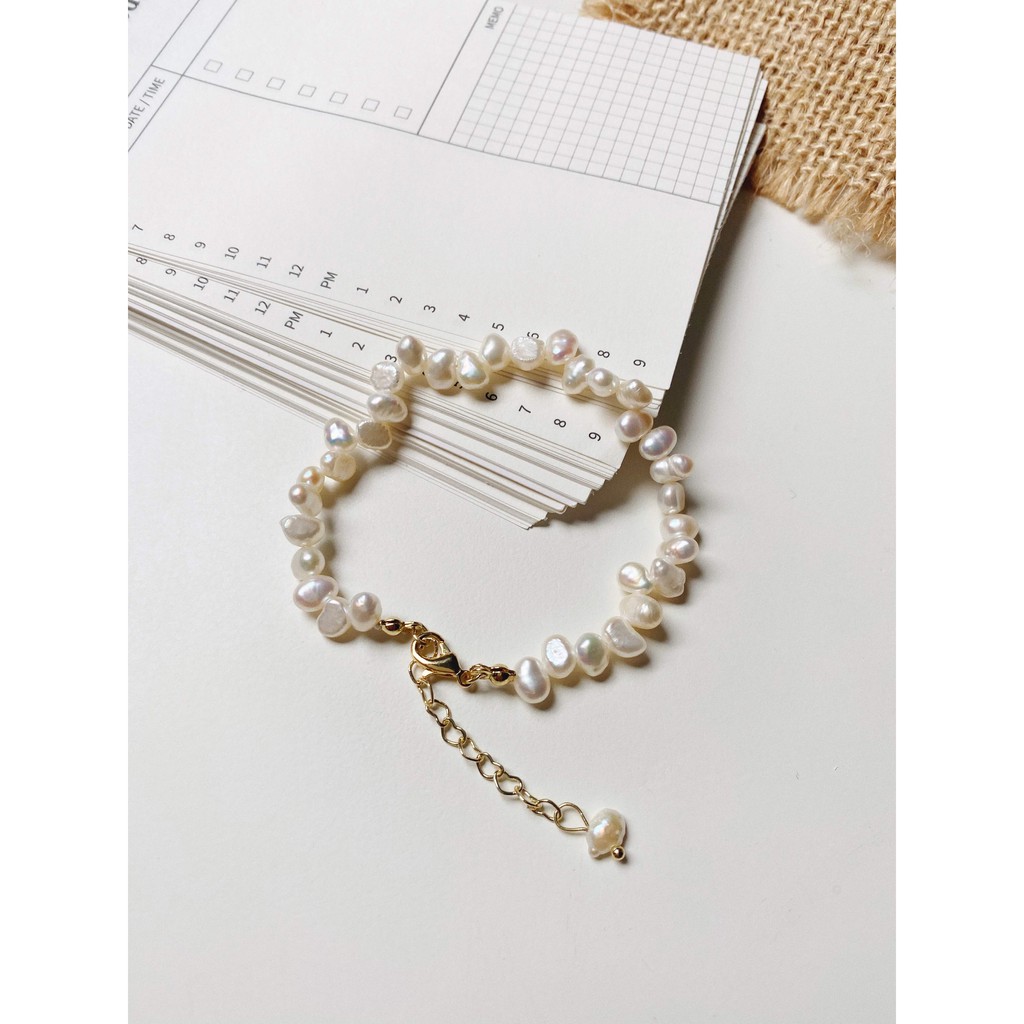 Vòng tay chuỗi hạt ngọc đơn |daisy.accessory.hn|