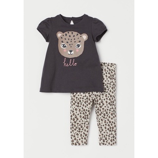 H&M Auth - Set quần áo dễ thương cho bé gái