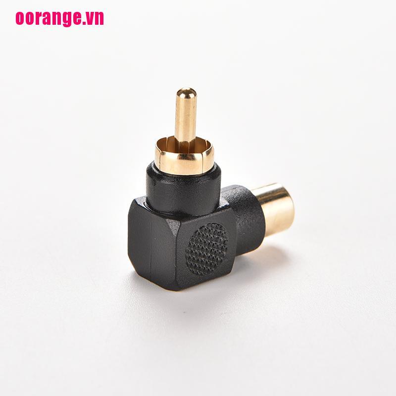 1 Đầu Chuyển Đổi Rca Tiện Lợi 90-Angle