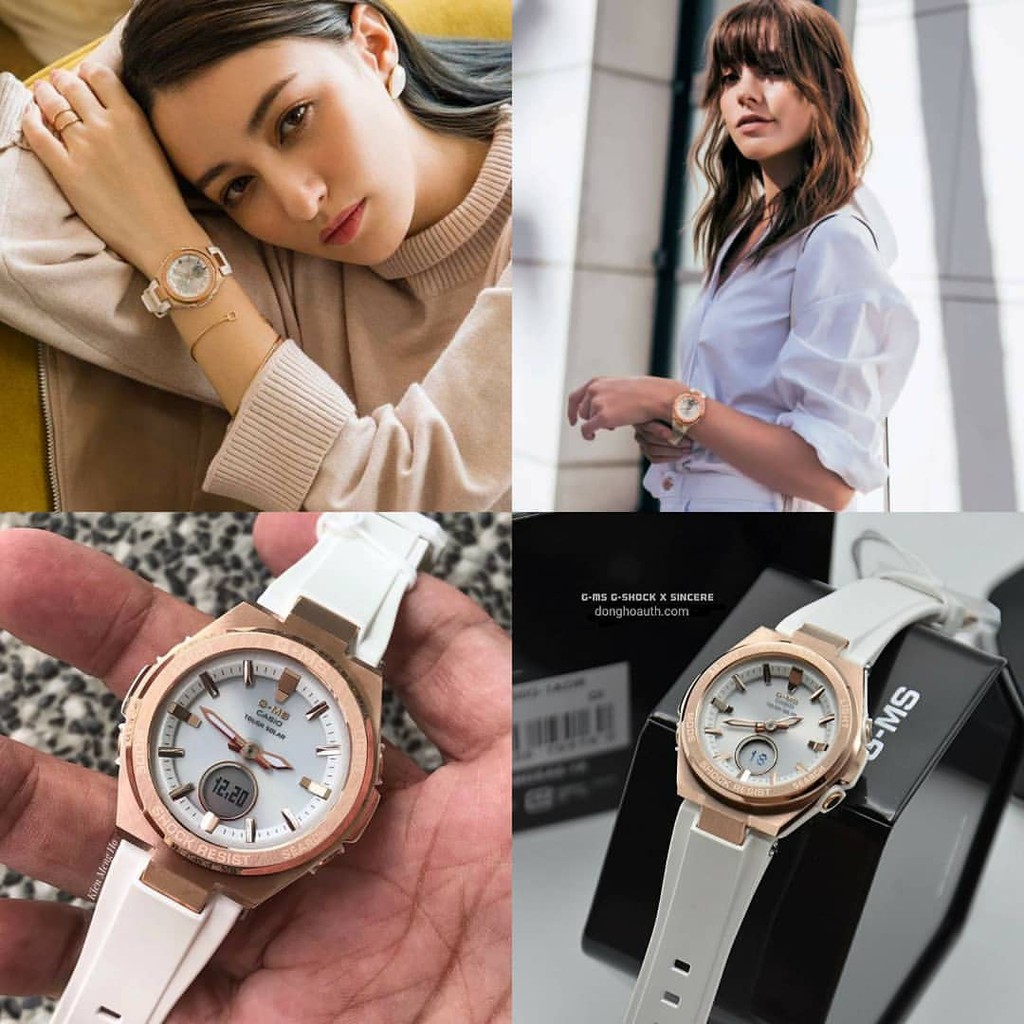 Đồng Hồ Nữ Casio Baby G MSG-S200G-7ADR Dây Nhựa - Pin Năng Lượng - Chống Nước 100m