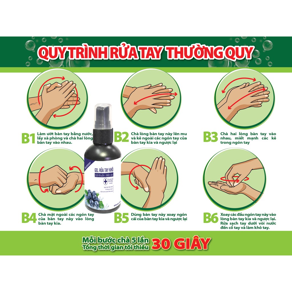 Gel rửa tay khô The Herbal Skin KNC xát khuẩn làm mềm da kháng khuẩn đến 99% | BigBuy360 - bigbuy360.vn