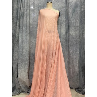 Vải cát trong dập ly Màu Hường