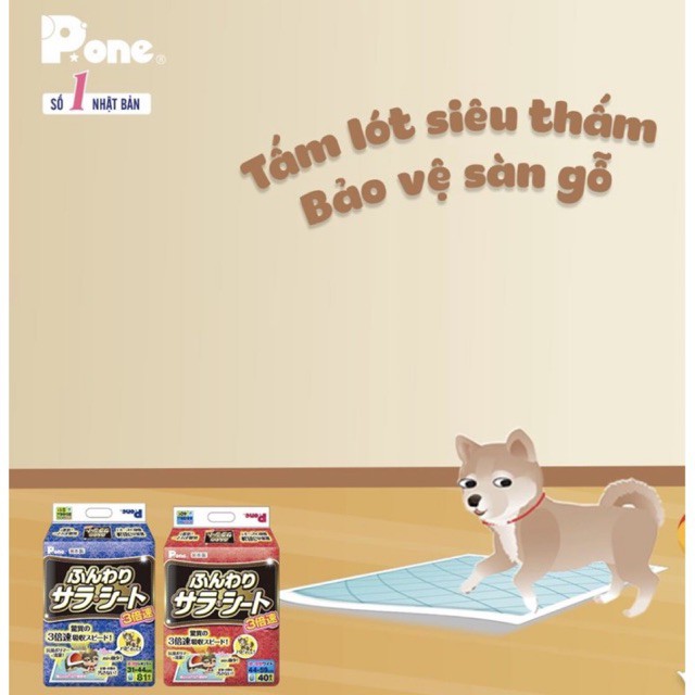 1 Túi tả lót cho thú cưng  siêu  thấm kháng khuẩn P.One số 1 Nhật Bản