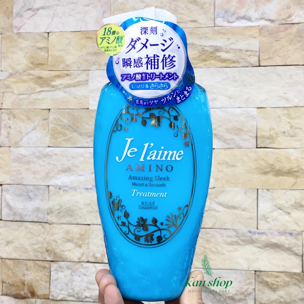 Dầu xả Je l'aime Kose dưỡng ẩm cao cấp 500ml Nhật Bản