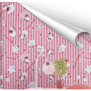 Giấy dán tường trang trí hình Hello Kitty