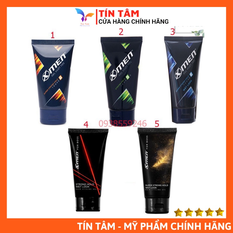 Gel vuốt tóc tạo kiểu Xmen 150g các loại (X-Men)