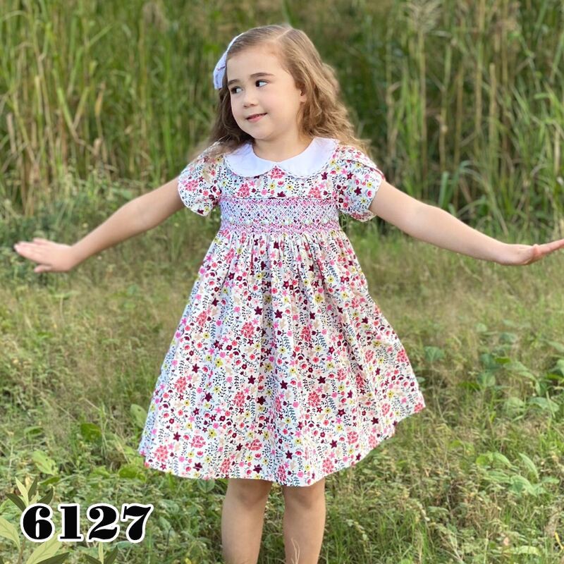 Đầm Smock Bé Gái Oliriver Cho Bé Từ 9-22KG