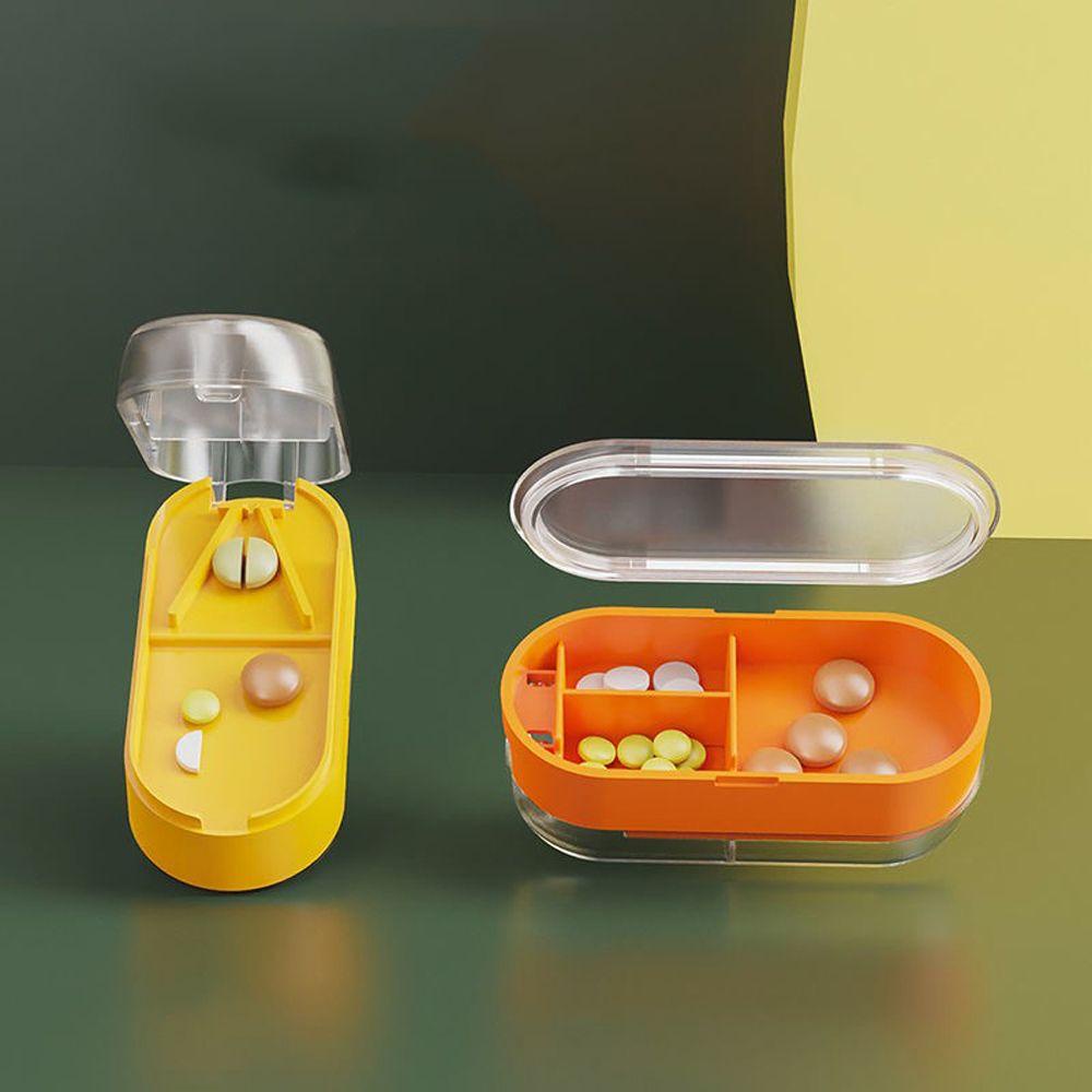 Hộp Đựng Thuốc Mini Có Nắp Đậy Tiện Dụng Khi Đi Du Lịch Ốp