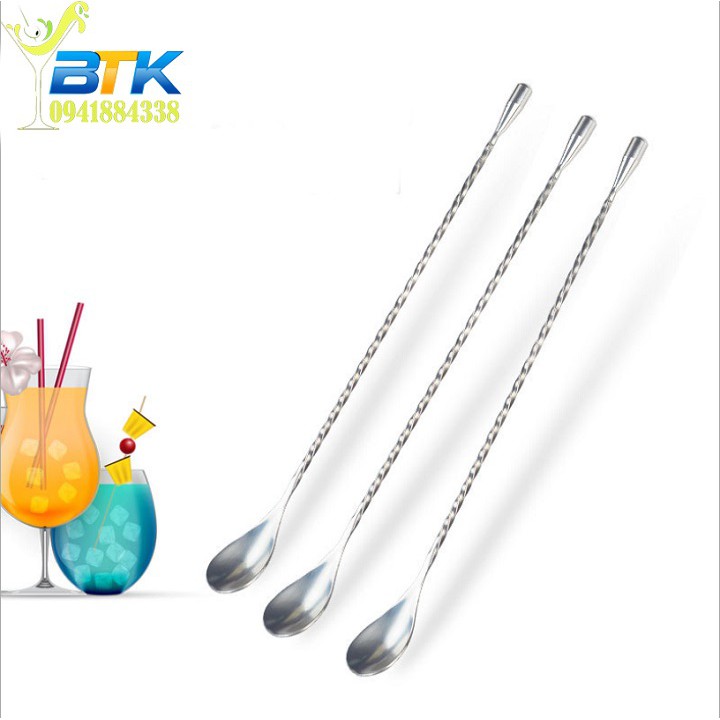 Thìa Bar Spoon Cao Cấp inox 304