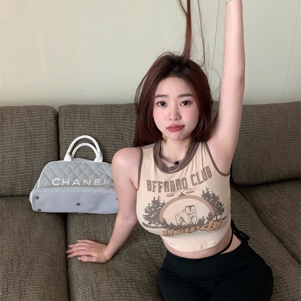 Áo Nữ Không Tay Cổ Chữ I Quyến Rũ Thời Trang