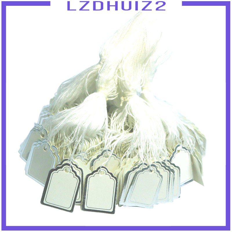 Set 500 Nhãn Đánh Dấu Trang Sức Les Fleurs Kèm Dây