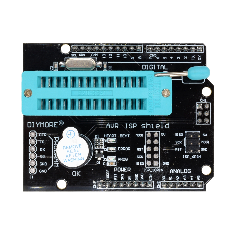 Bảng mạch lập trình khởi động AVR ISP dành cho Arduino UNO R3