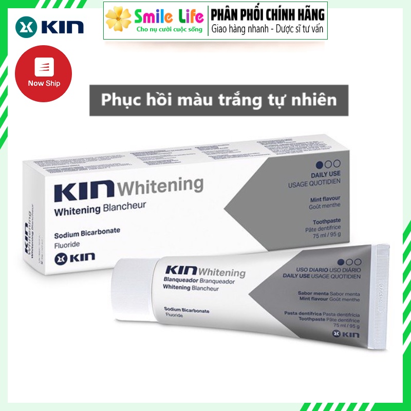 Kin trắng răng - Kem đánh răng làm trắng KinWhitening® 95g